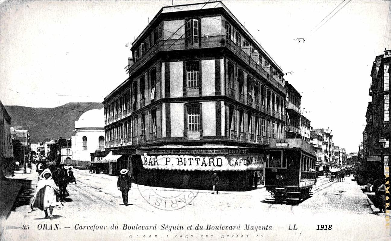 Oran - Carrefour Boulevard Seguin et Boulevard Magenta - 1918.jpg